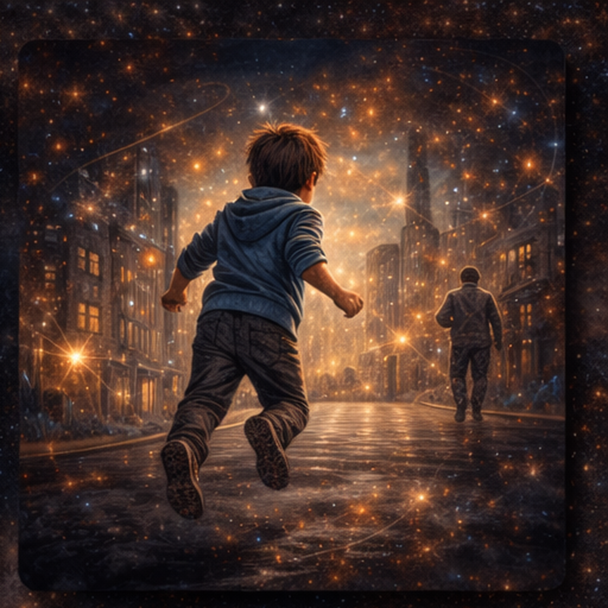 Мальчик убегает